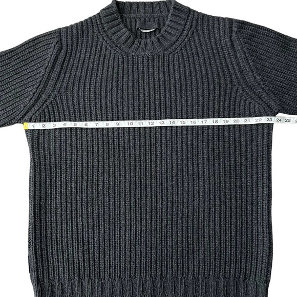 Prada Wool/Cashmere Mock Neck Gray Sweater. Size 58 (US48)MUST READ ABOUT SIZE‼️ - Picture 13 of 16